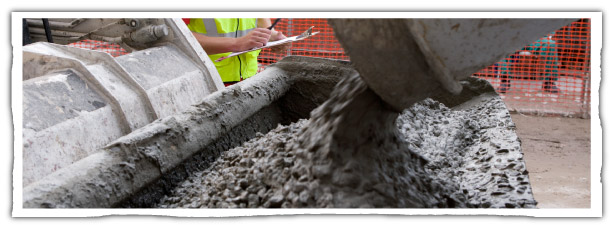 Pour concrete